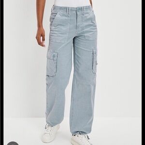 AE Stretch Cargo Straight Pant Gray WORN ONCE
